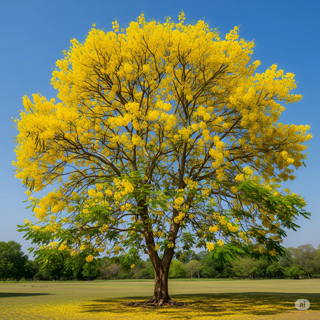 Yellow Gulmohar Tree